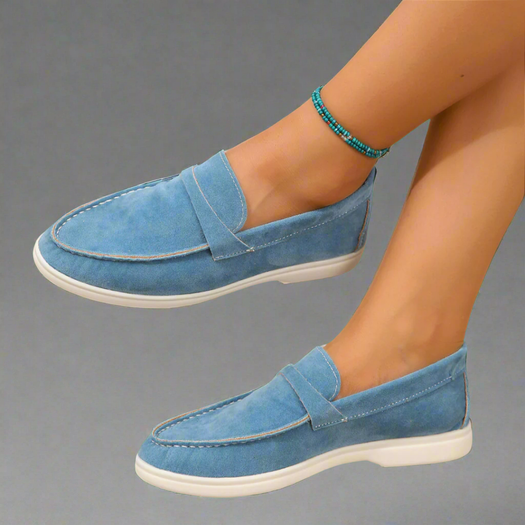 Hannah™ | Handgemaakte elegante suède mocassins