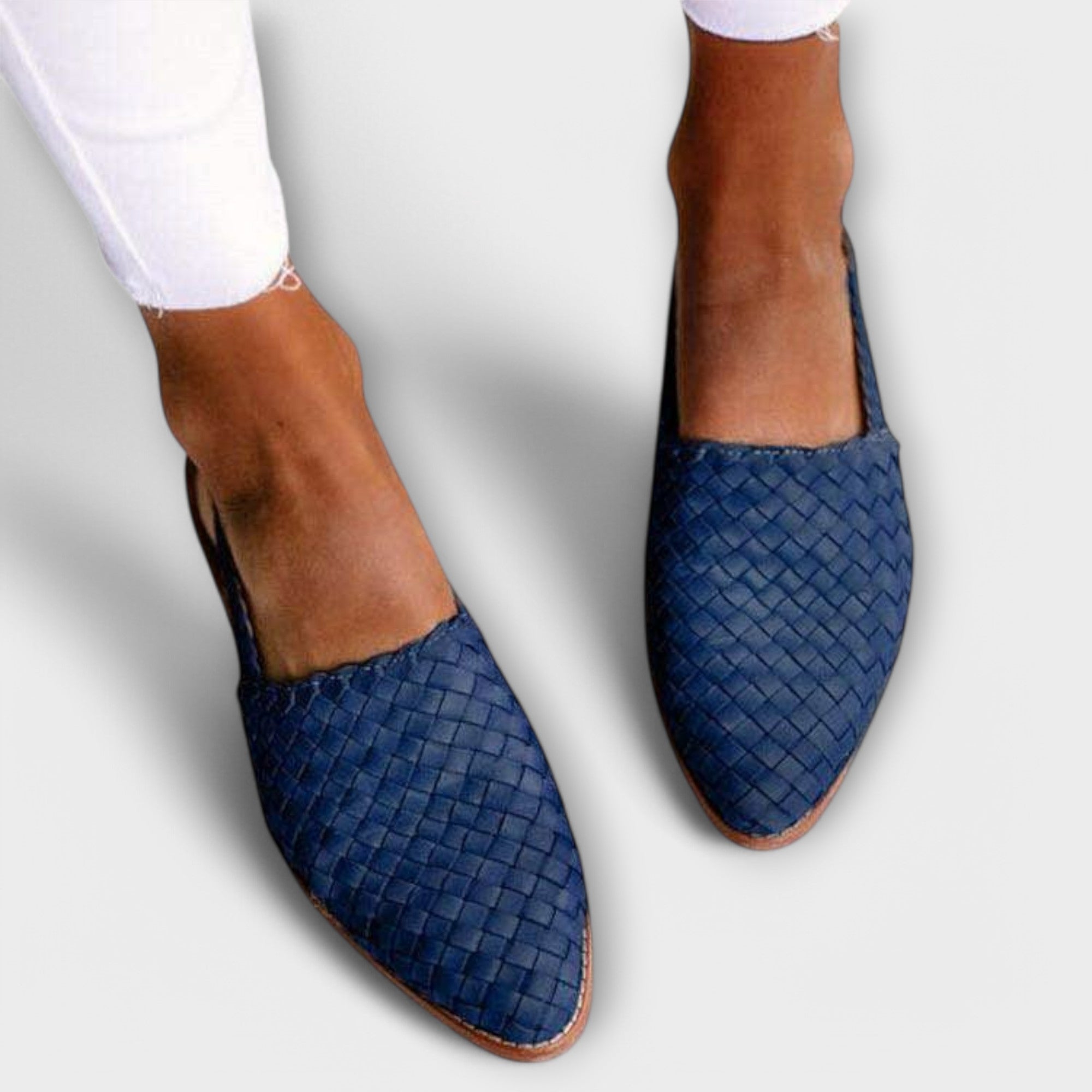 Luisa™ | Mokassins visgraat patroon