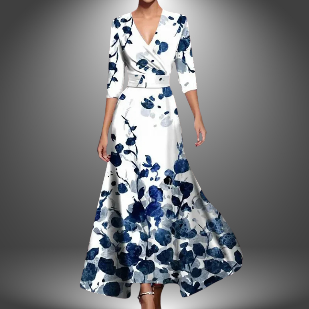 Livia™ | Maxi dress met V-hals