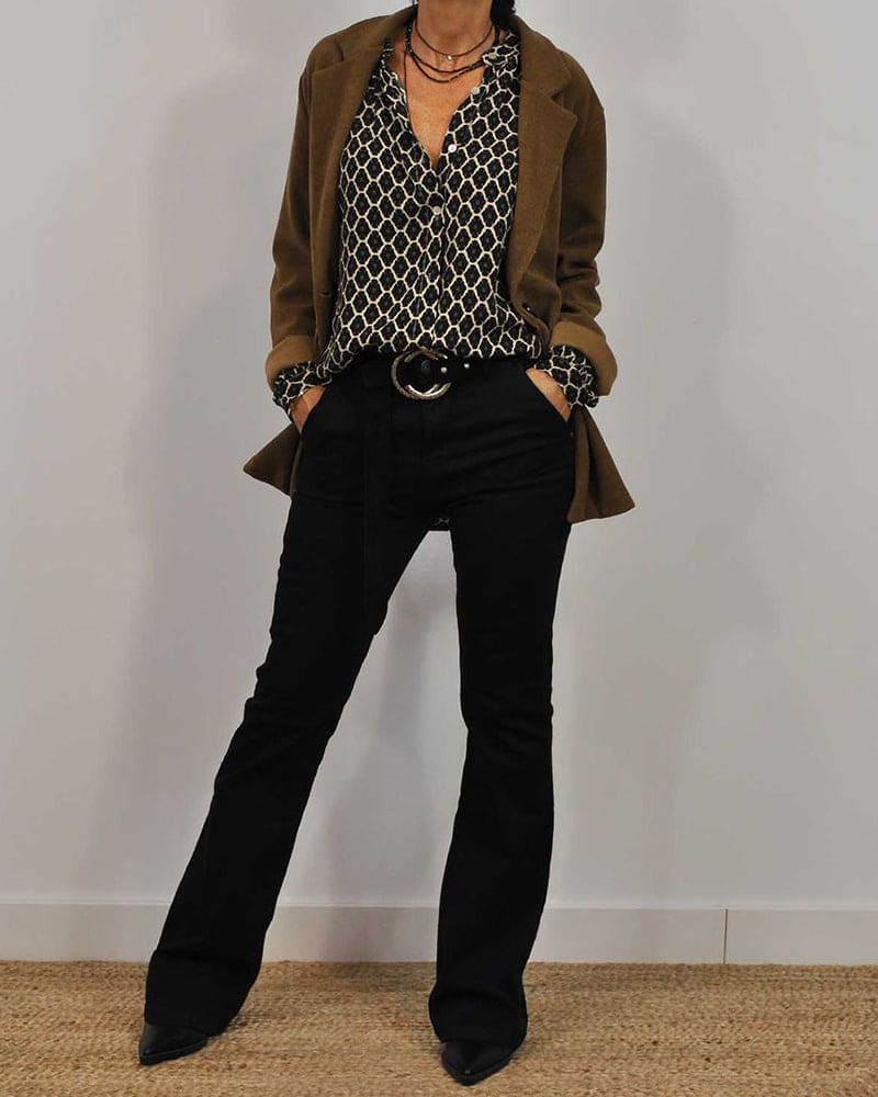 Ursula™ | V-hals blouse