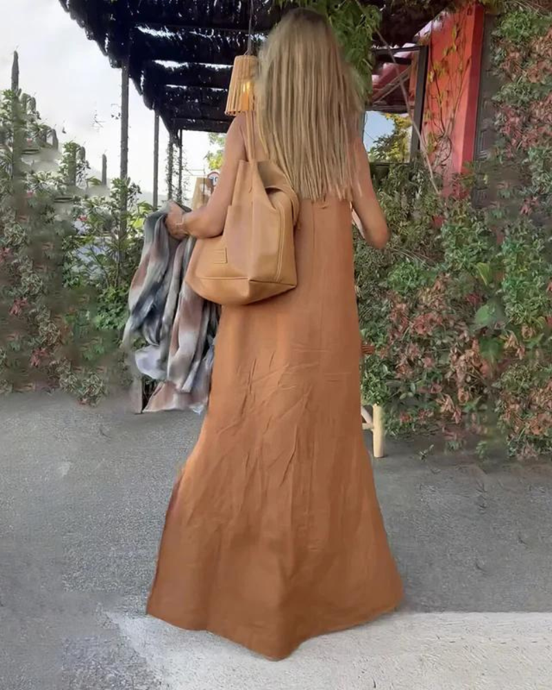 Mirthe™ | Linnen jurk