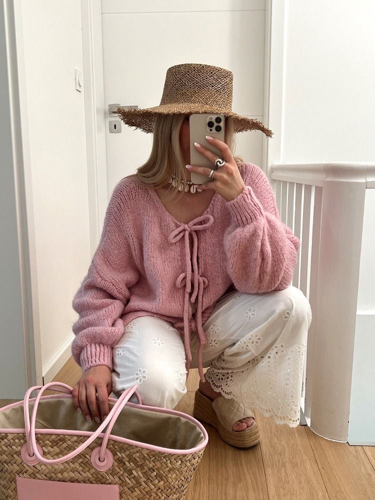 Mily™ | Vest met strikjes