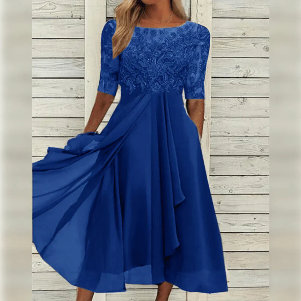 Amalia™ | Elegante kanten jurk