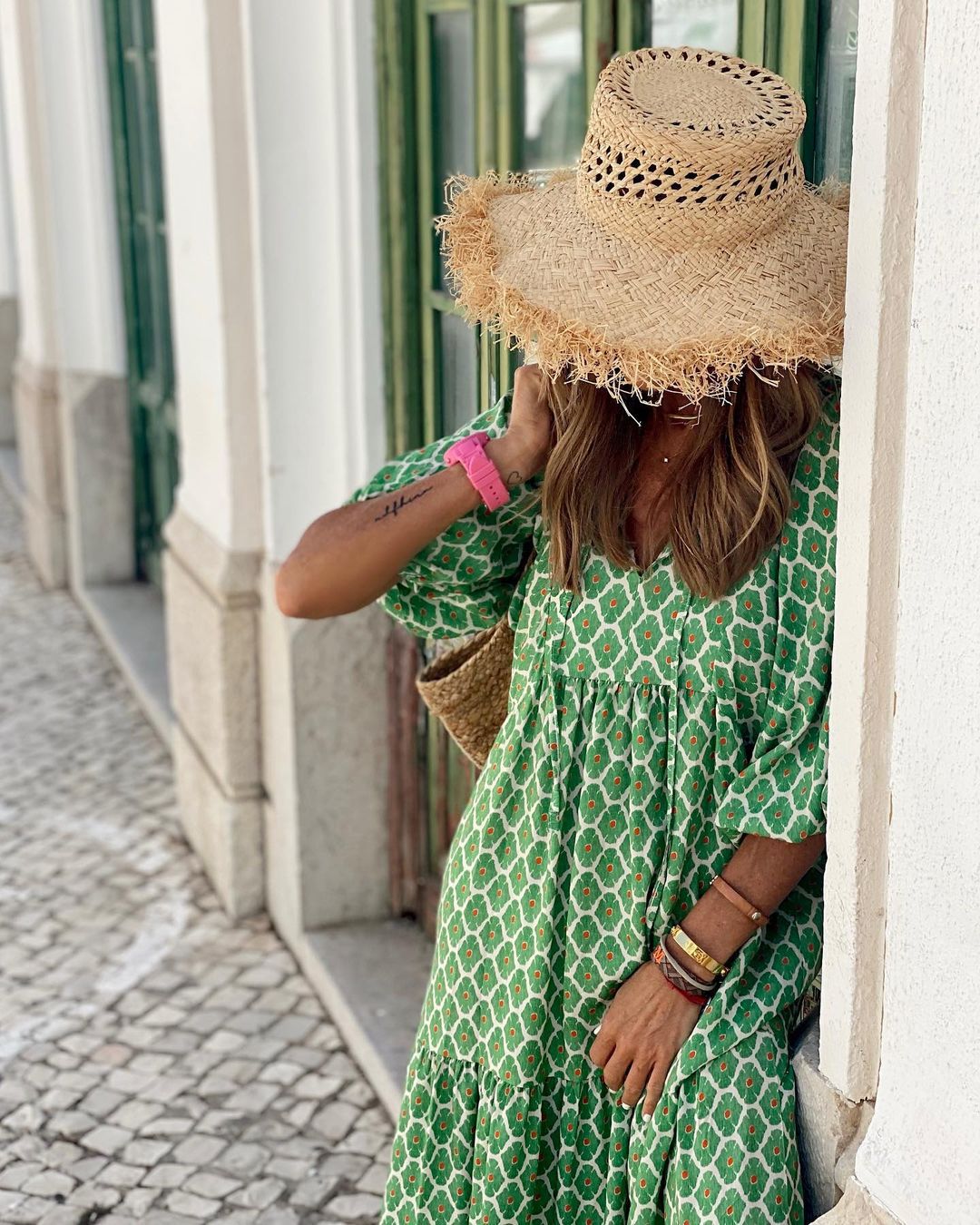 Susan™ | Maxi jurk met pofmouwen