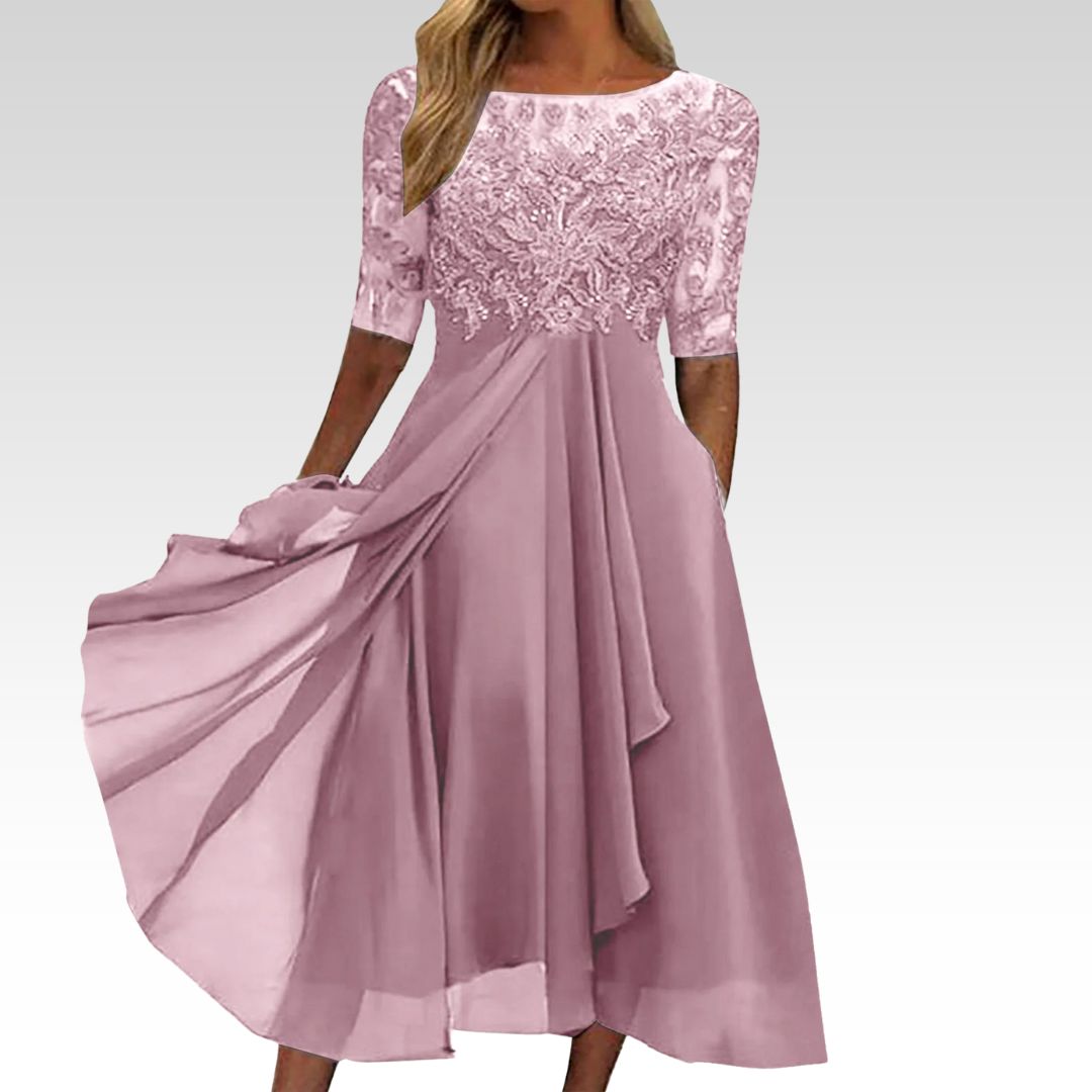 Amalia™ | Elegante kanten jurk