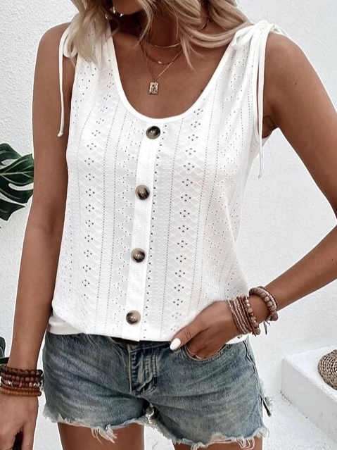 Sara™ | Mouwloze Blouse (Bijna uitverkocht)