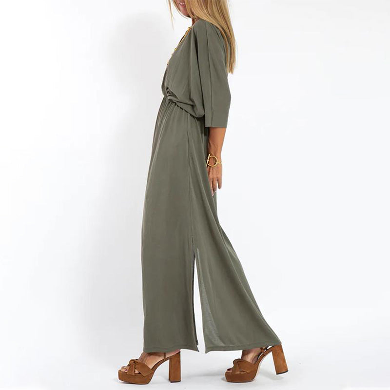 Ellen™ | Elegante luchtige maxi jurk