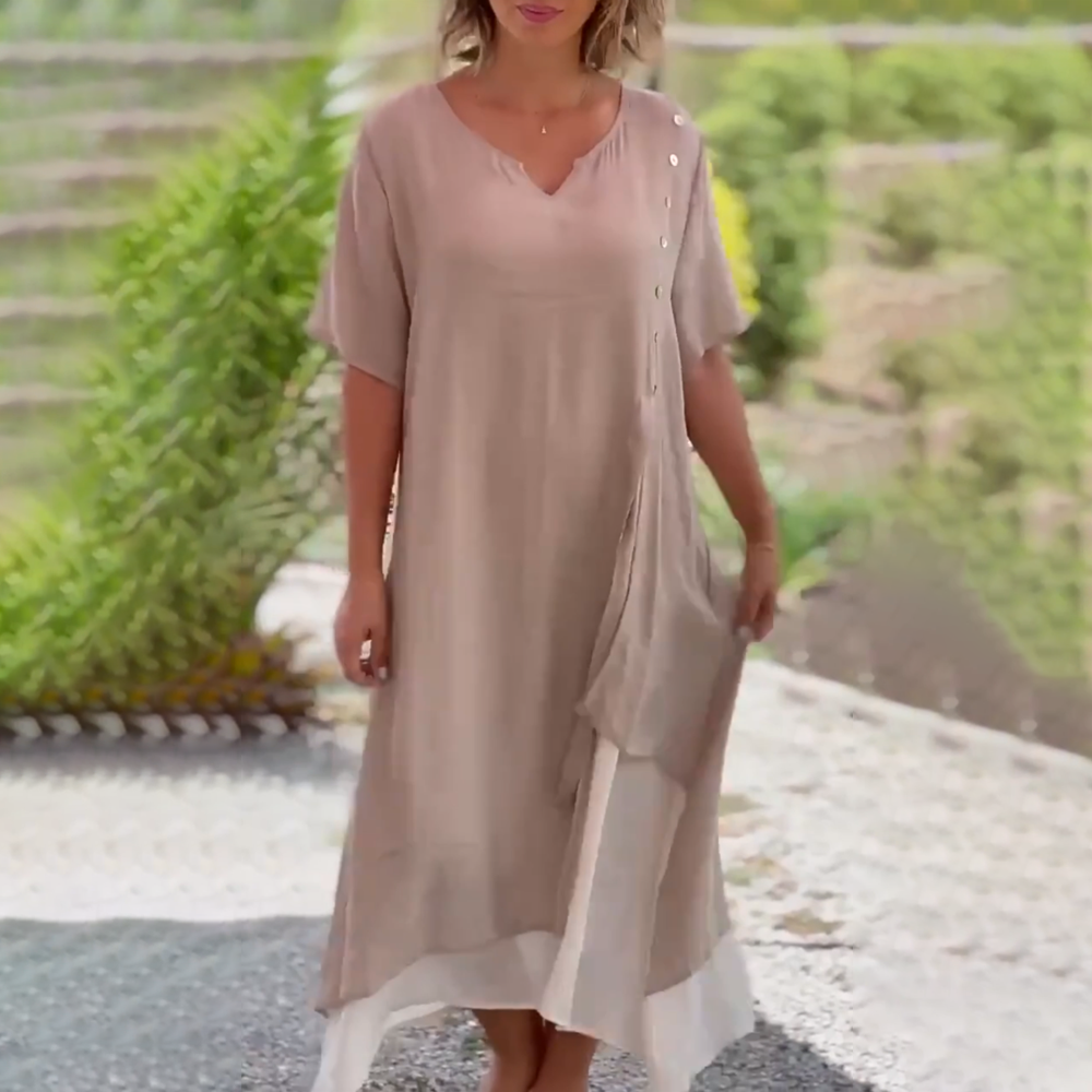 Elisa™ | Comfortabele en elegante lange jurk