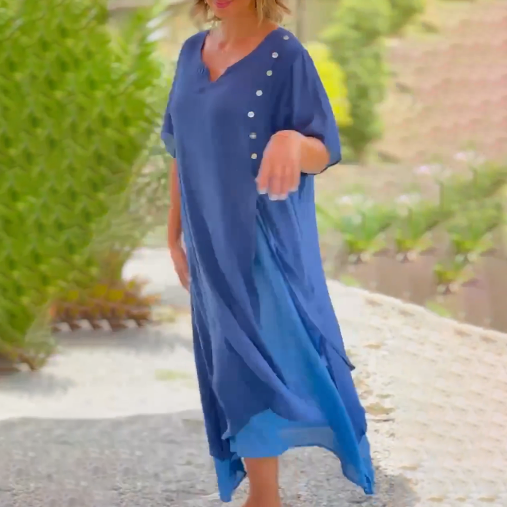 Elisa™ | Comfortabele en elegante lange jurk