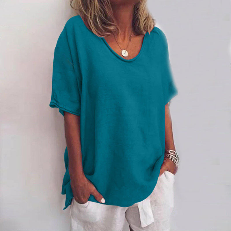Elegante blouse voor natuurlijke schoonheid