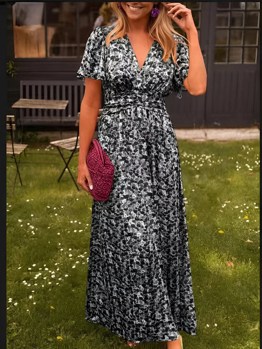 Marlene™ | Zomerse bloemenjurk