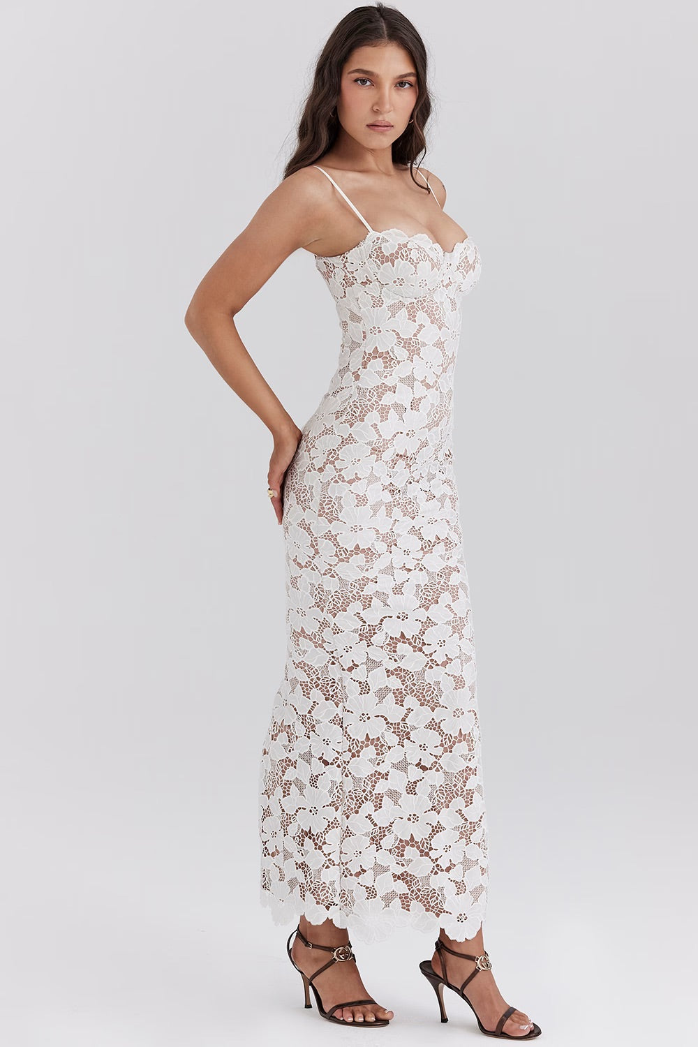Cathy™ | Maxi jurk met spaghetti bandjes