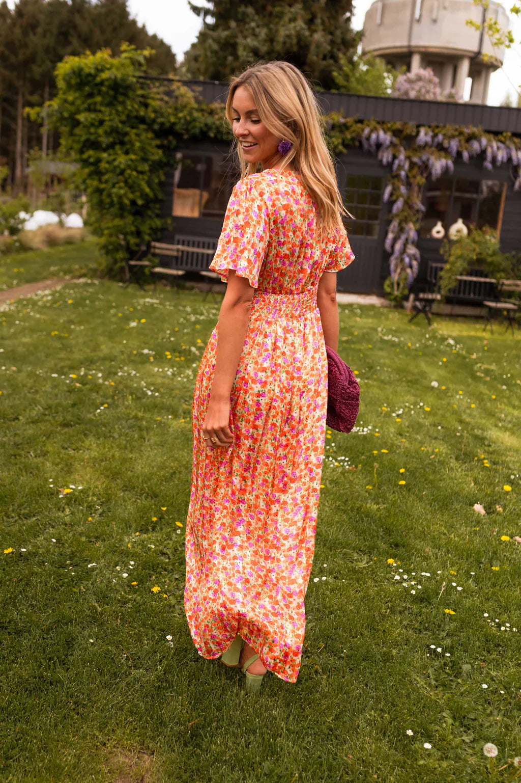 Marlene™ | Zomerse bloemenjurk