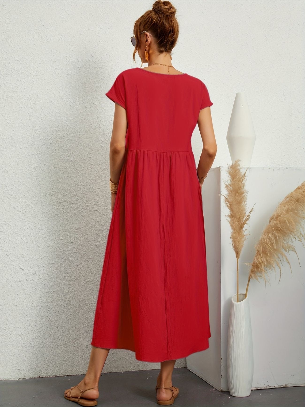 Rosineo™ | Comfortabele linnen jurk