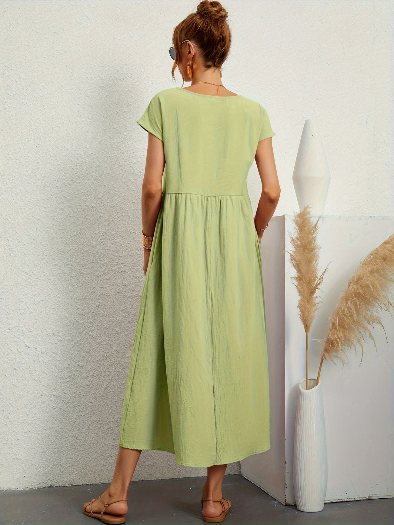 Rosineo™ | Comfortabele linnen jurk