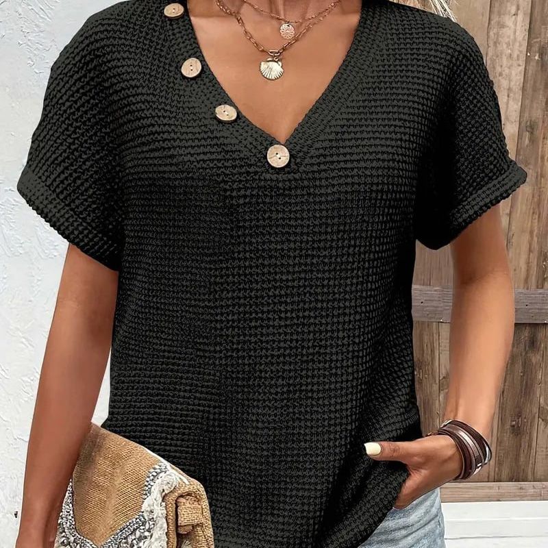 Nina™ | Top met korte mouwen