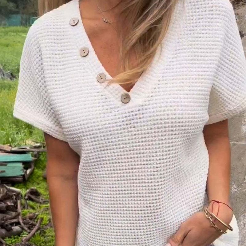 Nina™ | Top met korte mouwen