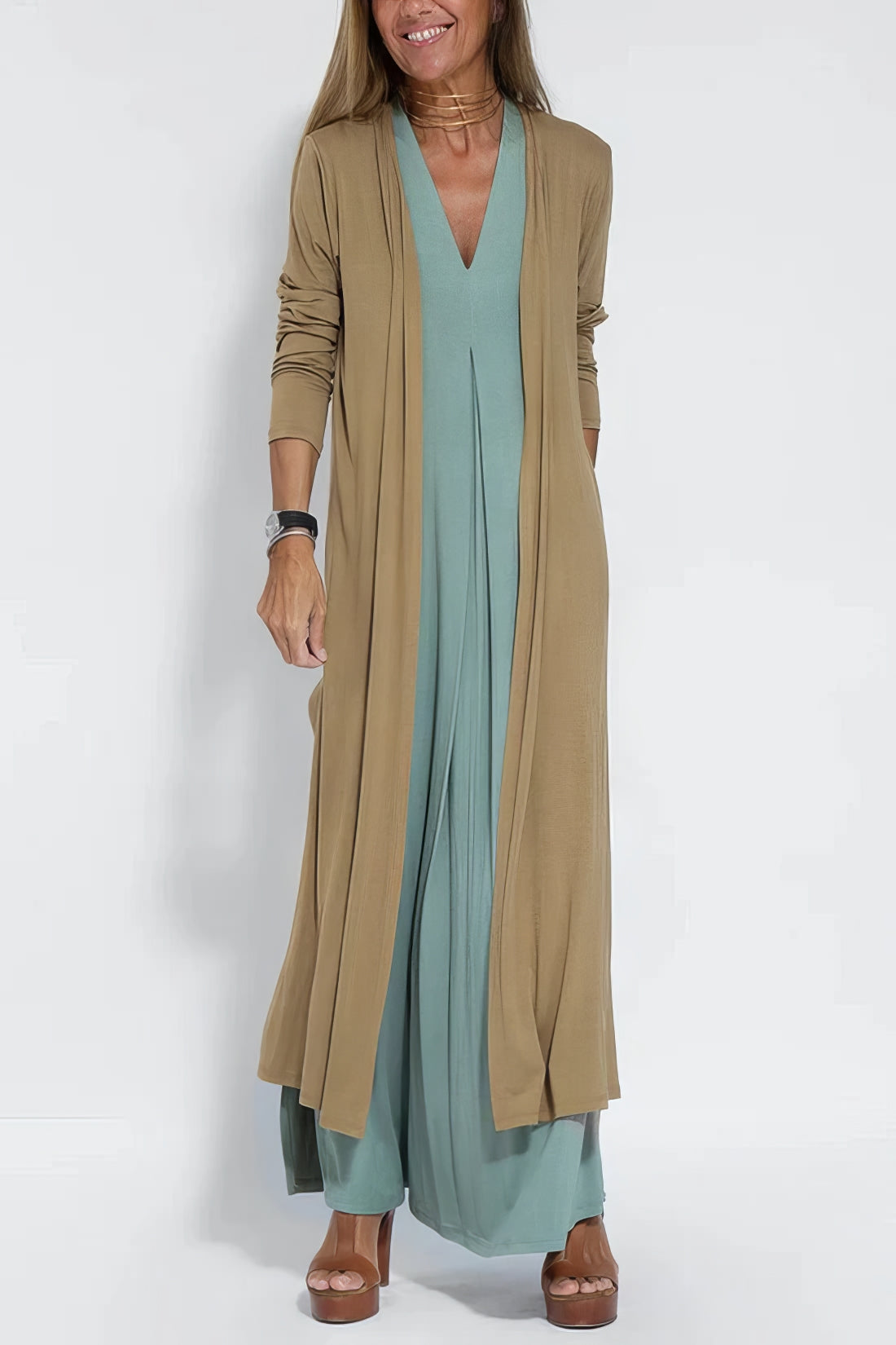 Saskia™ | Casual mouwloze jurk