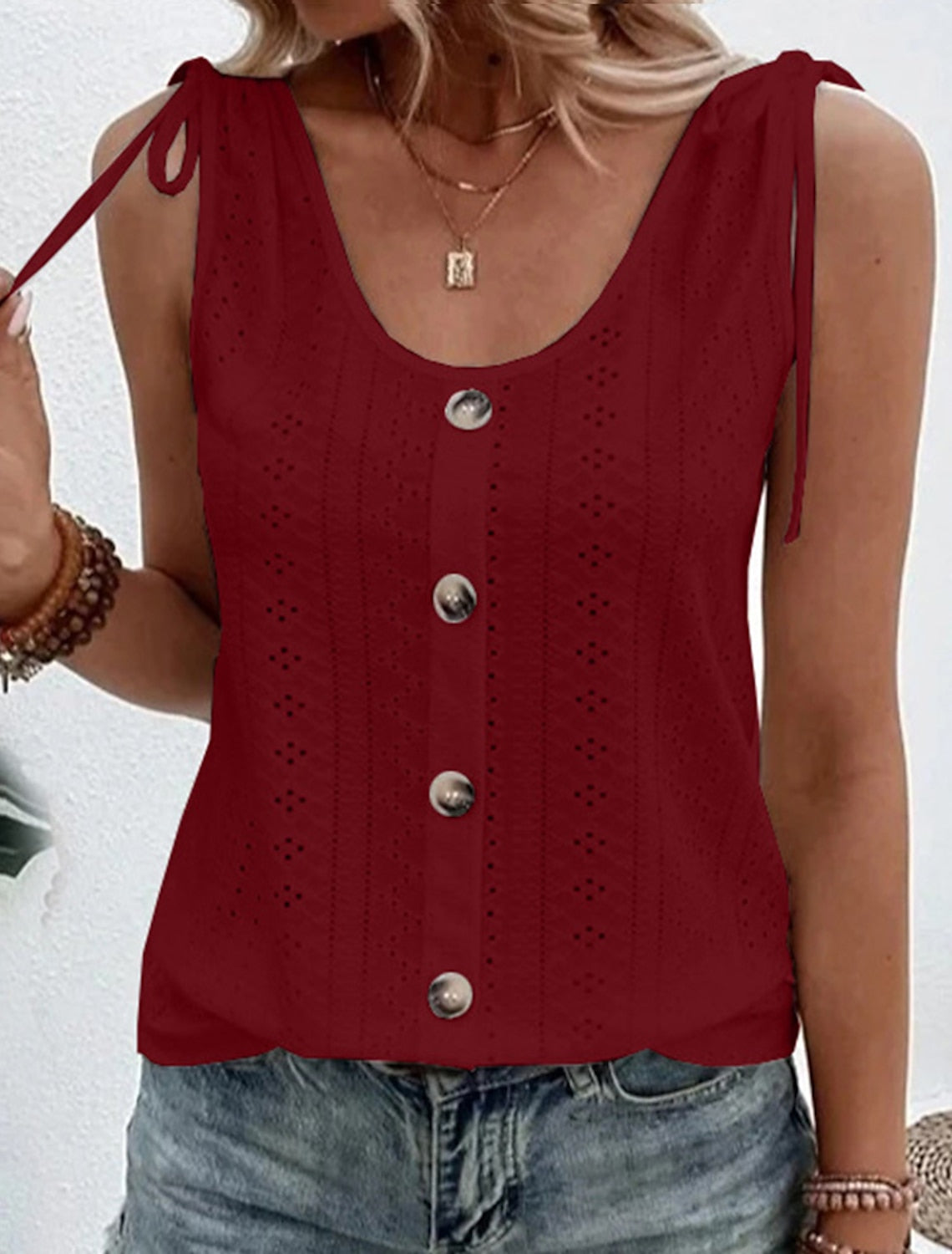 Sara™ | Mouwloze Blouse (Bijna uitverkocht)