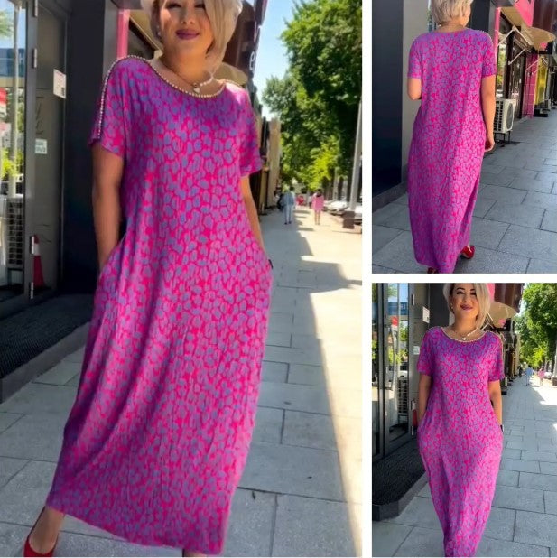Mantasha™ | Maxi jurk met zakken