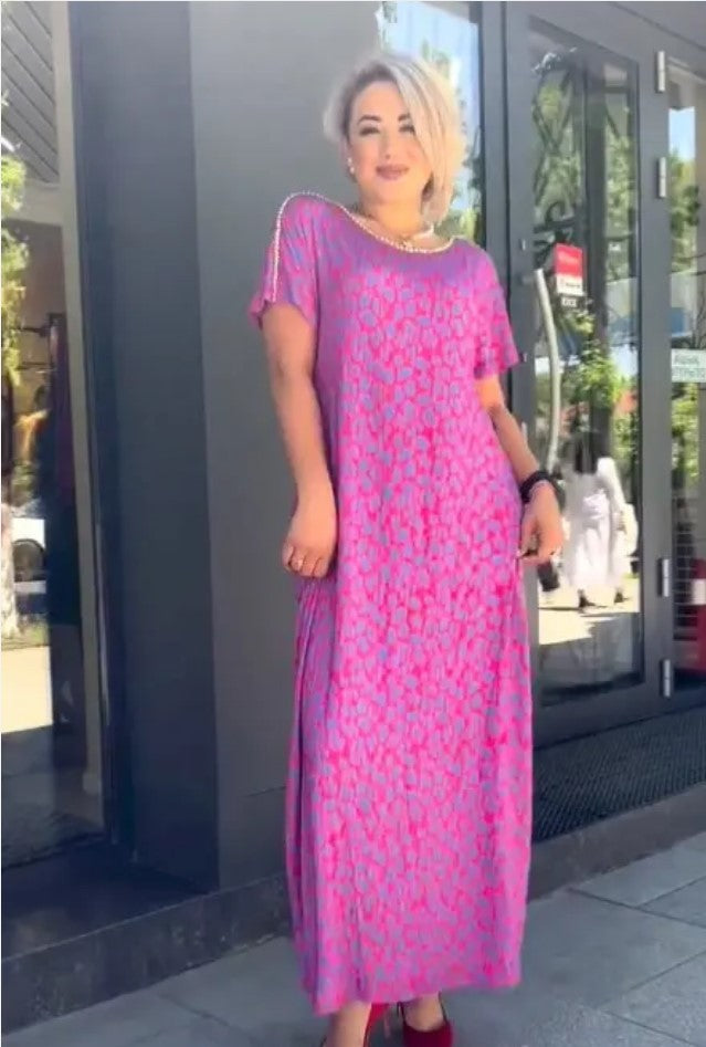 Mantasha™ | Maxi jurk met zakken