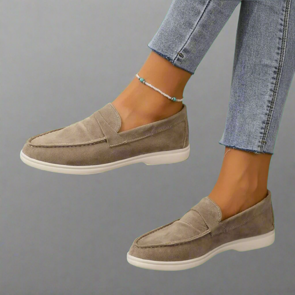 Hannah™ | Handgemaakte elegante suède mocassins