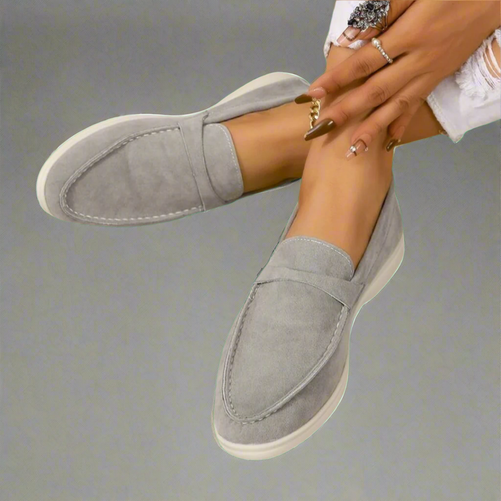 Hannah™ | Handgemaakte elegante suède mocassins