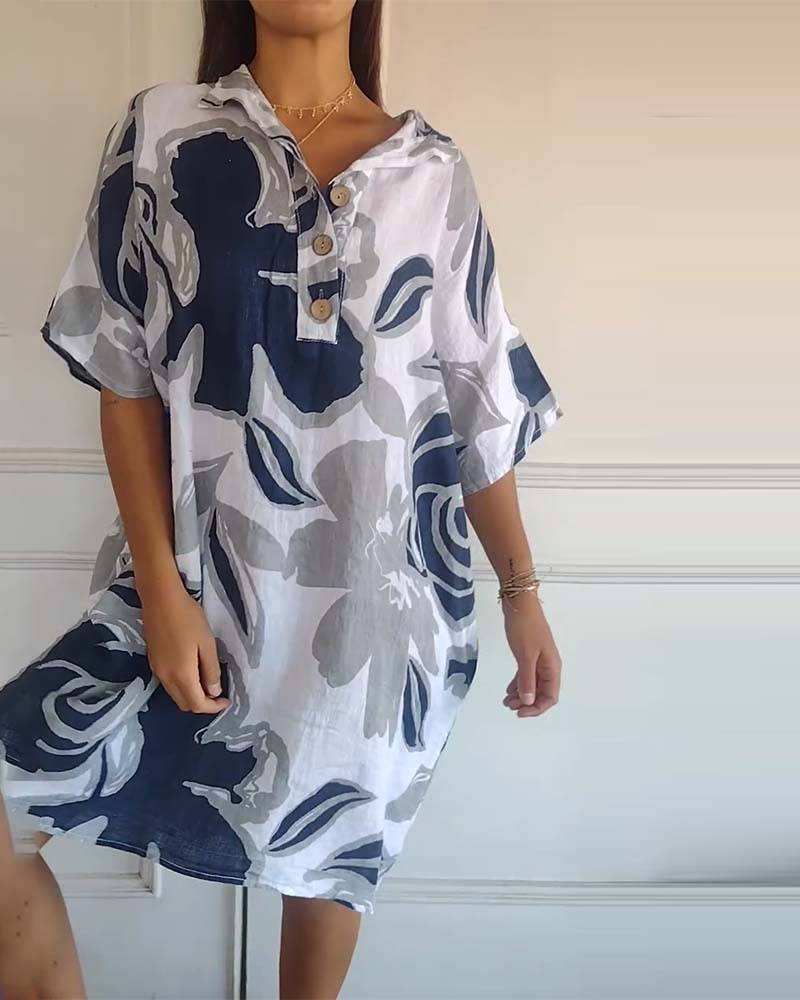 Clemencia™ | Midi jurk casual