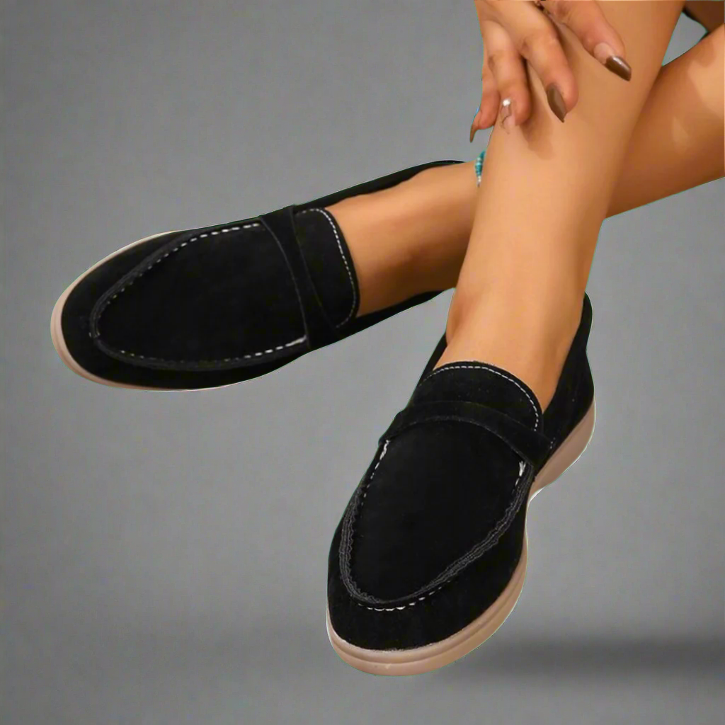 Hannah™ | Handgemaakte elegante suède mocassins