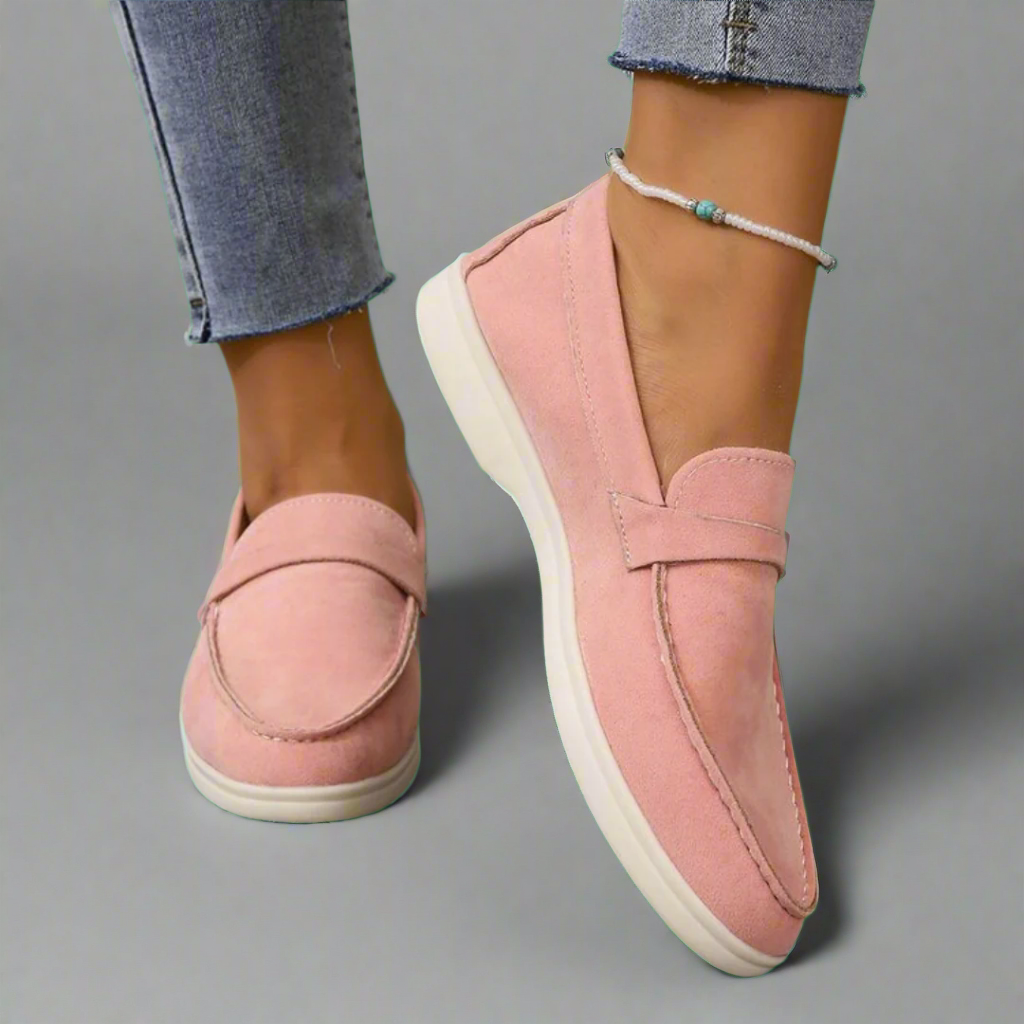 Hannah™ | Handgemaakte elegante suède mocassins