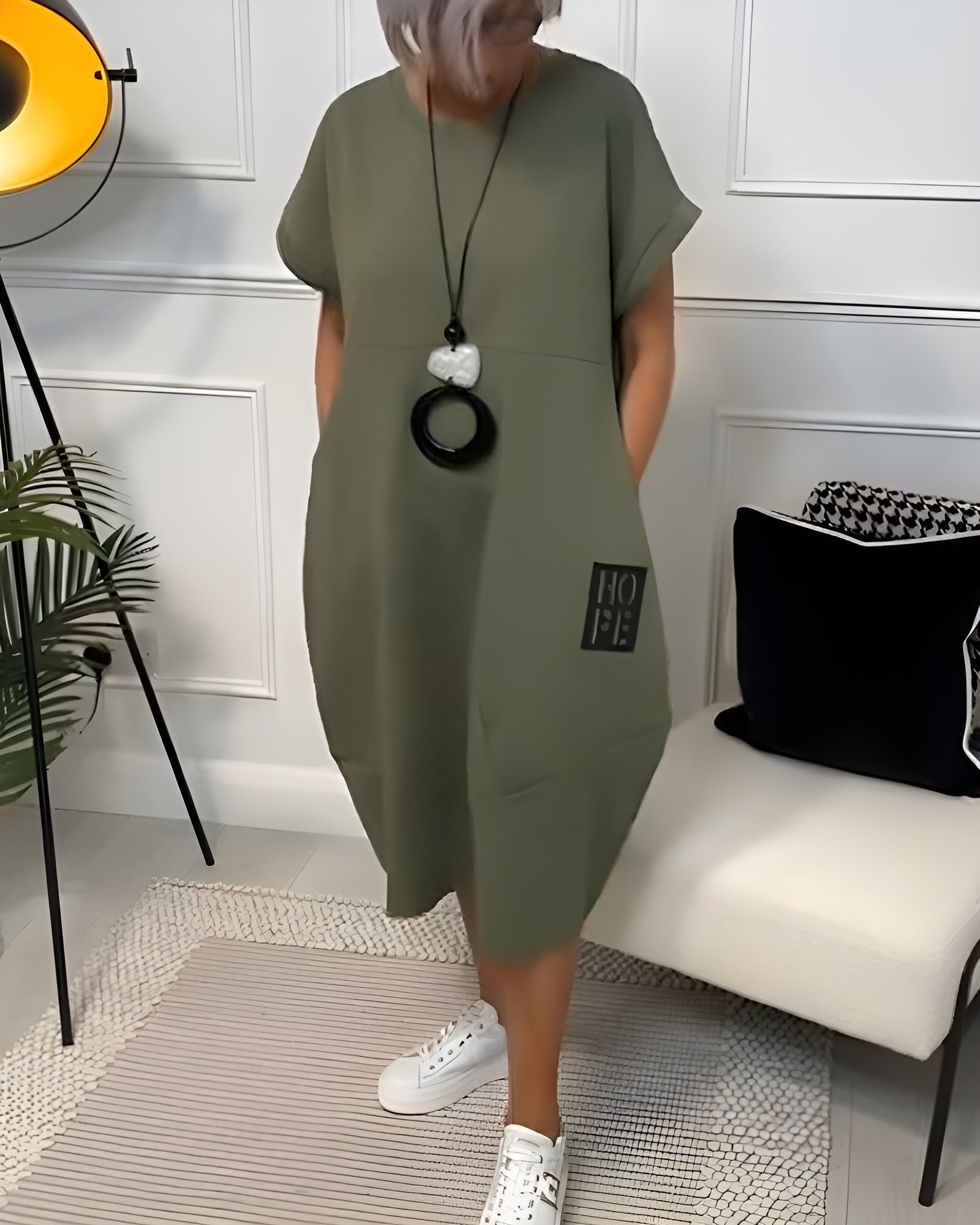Iris™ | Casual midi jurk