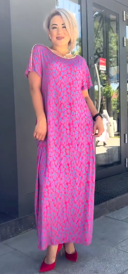 Mantasha™ | Maxi jurk met zakken