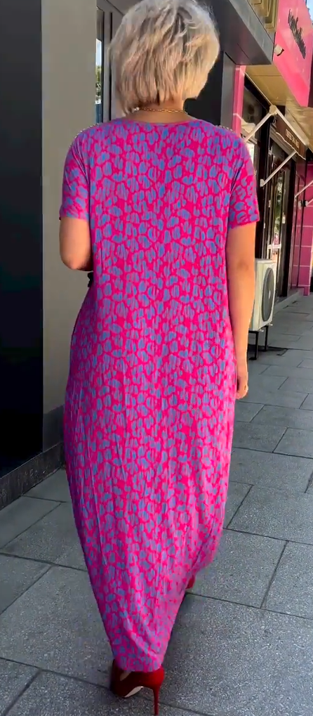 Mantasha™ | Maxi jurk met zakken