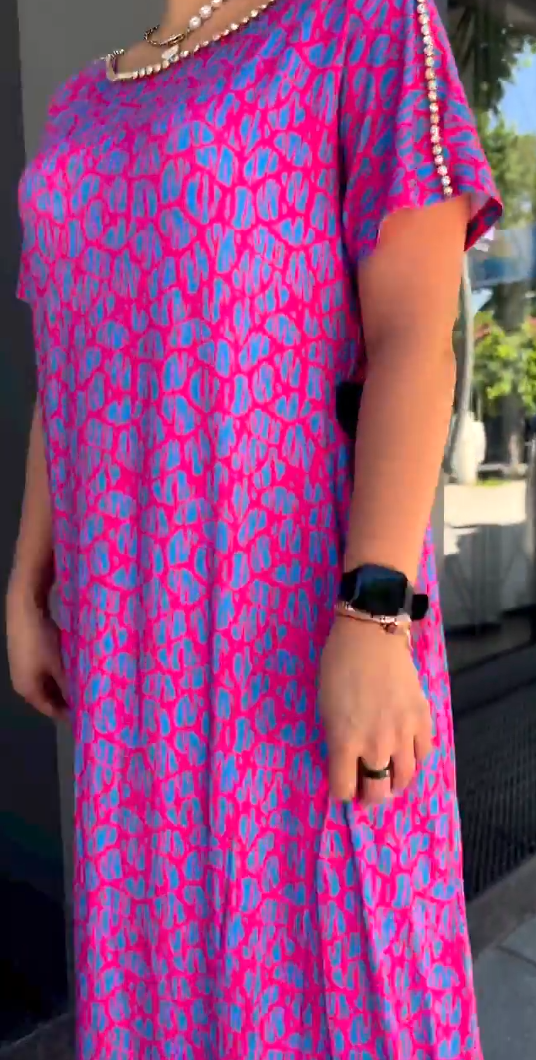 Mantasha™ | Maxi jurk met zakken