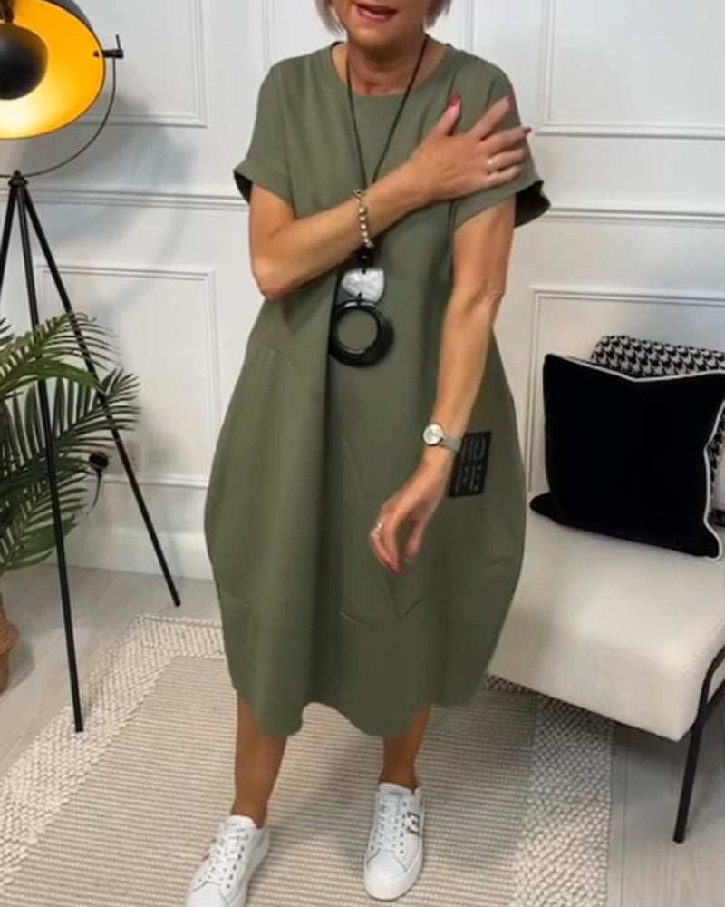 Iris™ | Casual midi jurk