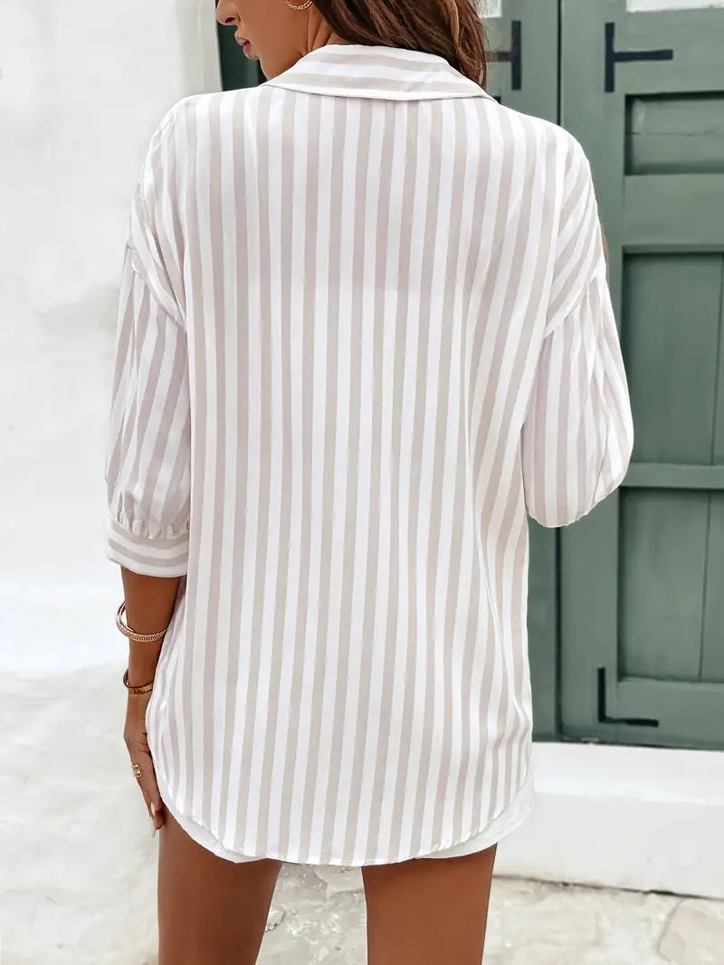 Gestreepte blouse van Seraphina - klassiek en modern