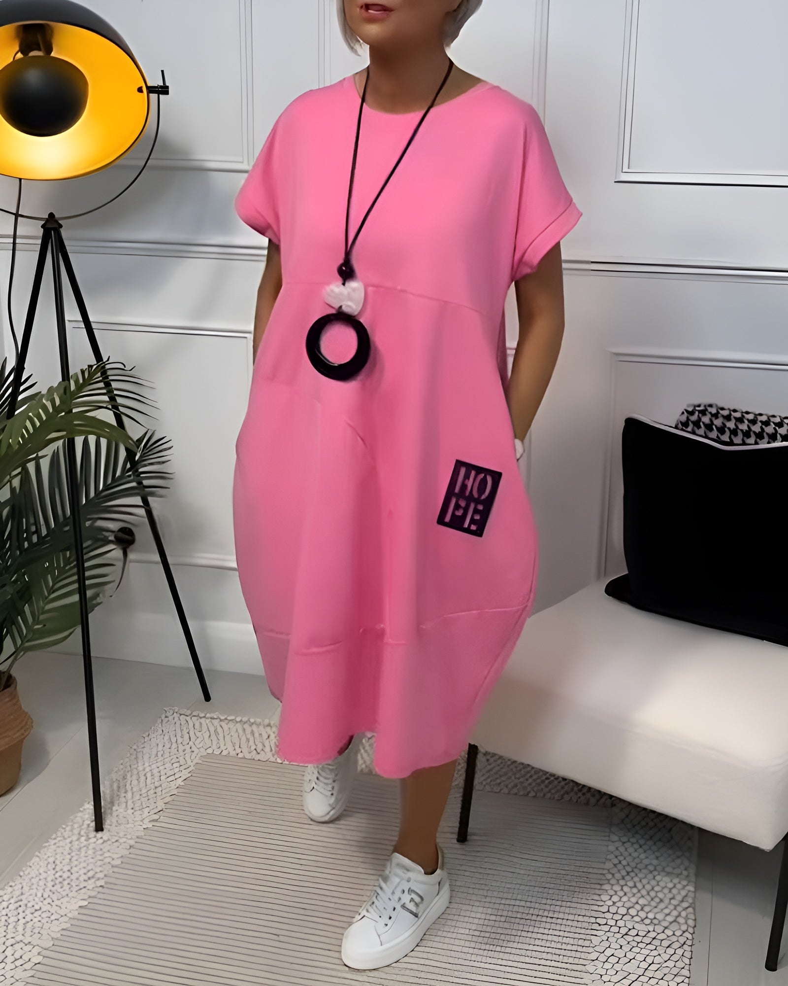 Iris™ | Casual midi jurk