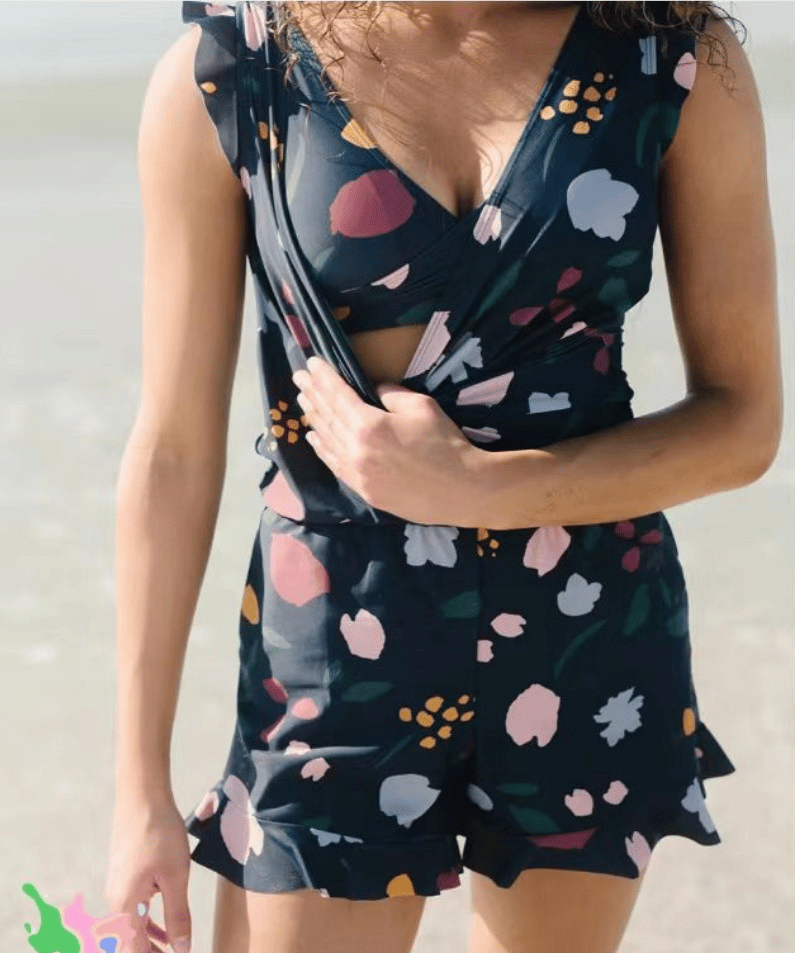 Sophie™ | Elegant badpak met volants en busteondersteuning