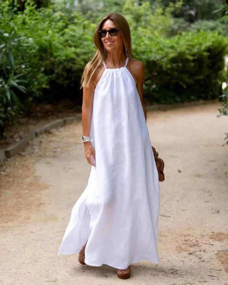 Mirthe™ | Linnen jurk