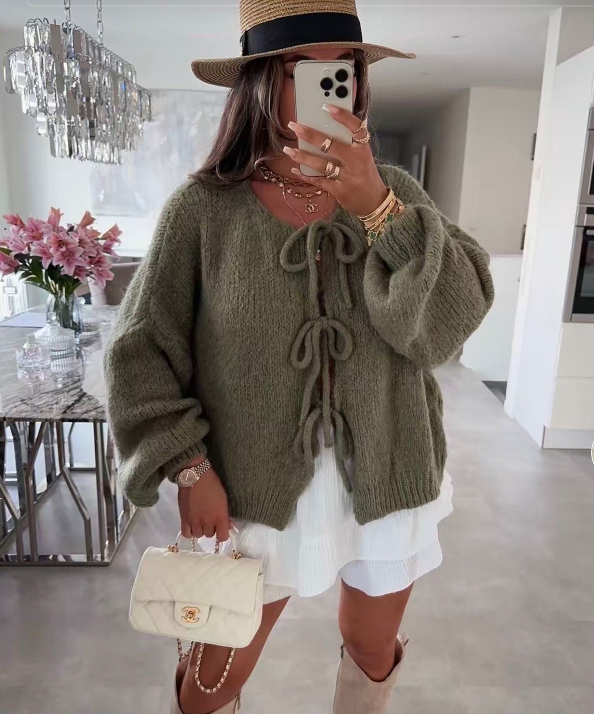 Mily™ | Vest met strikjes