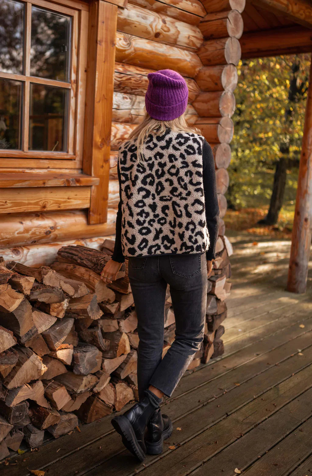 Astrid™ | Stijlvolle leopard spencer