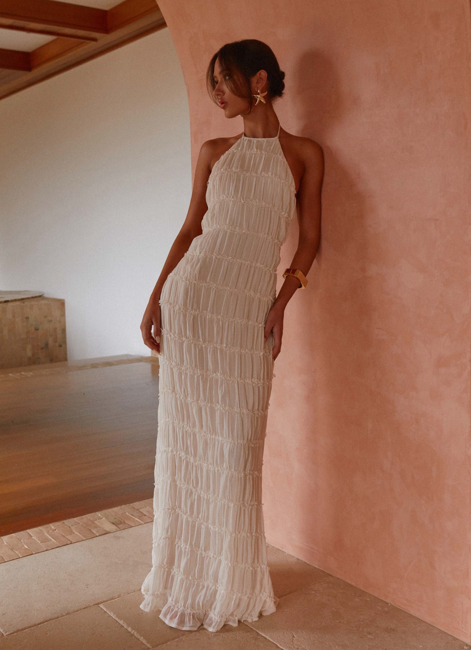 Kimberly™ | Halterjurk met open rug