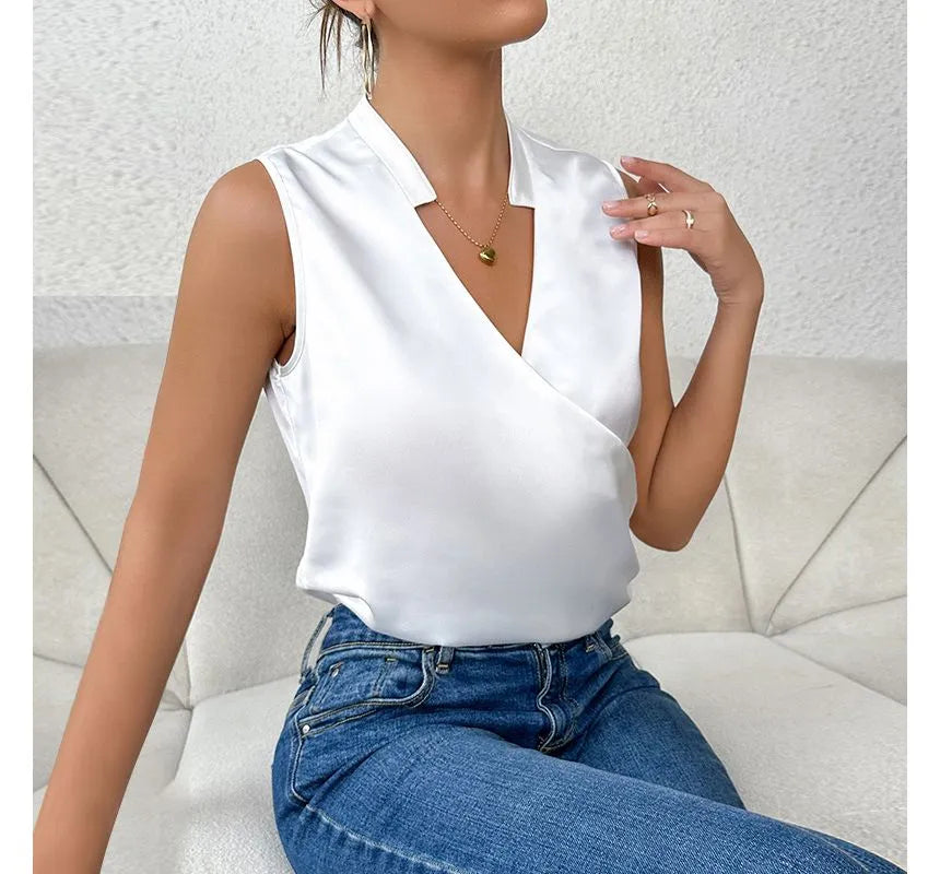 Elena - Elegante mouwloze top - tijdloos, stijlvol & veelzijdig