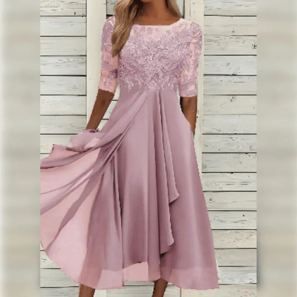 Amalia™ | Elegante kanten jurk