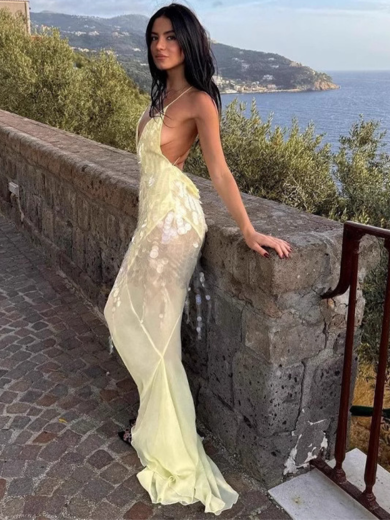 Soléa™ | Pastelgele jurk met zomerse flair