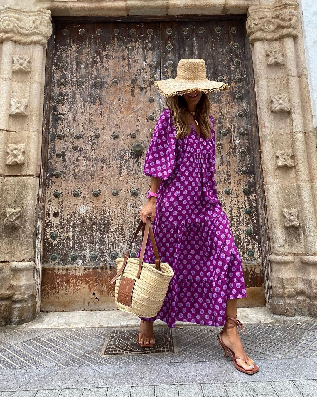 Susan™ | Maxi jurk met pofmouwen