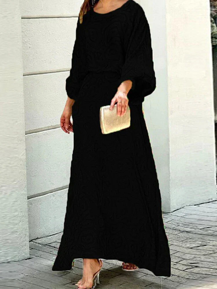 Verena™ | Losvallende maxi jurk