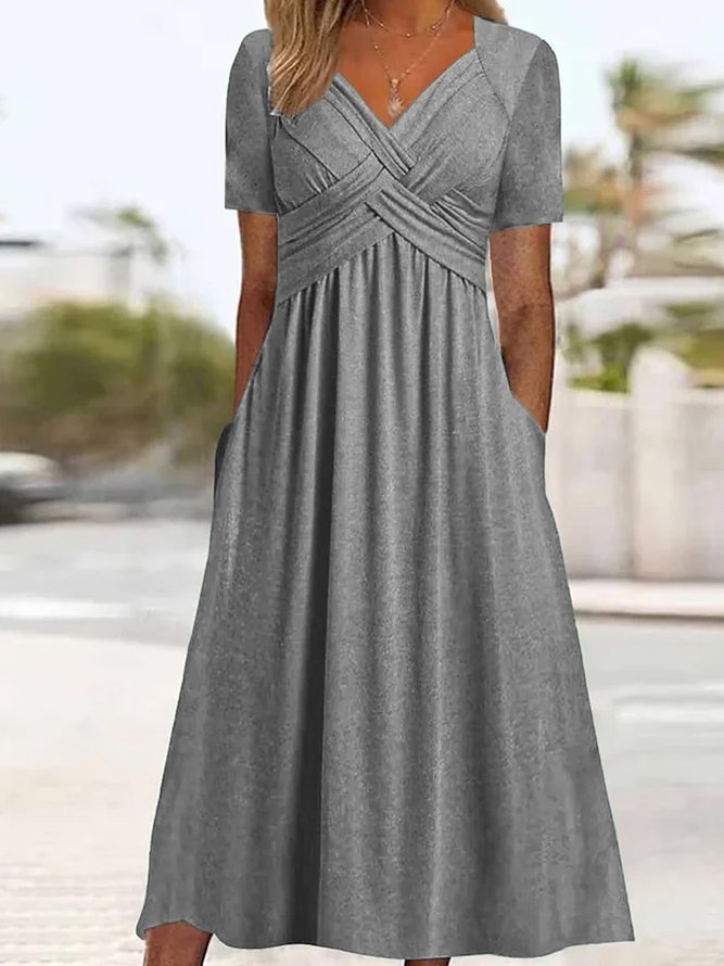 Simone™  | Elegante casual jurk