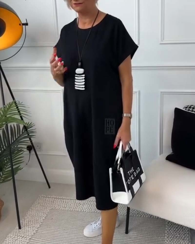 Iris™ | Casual midi jurk