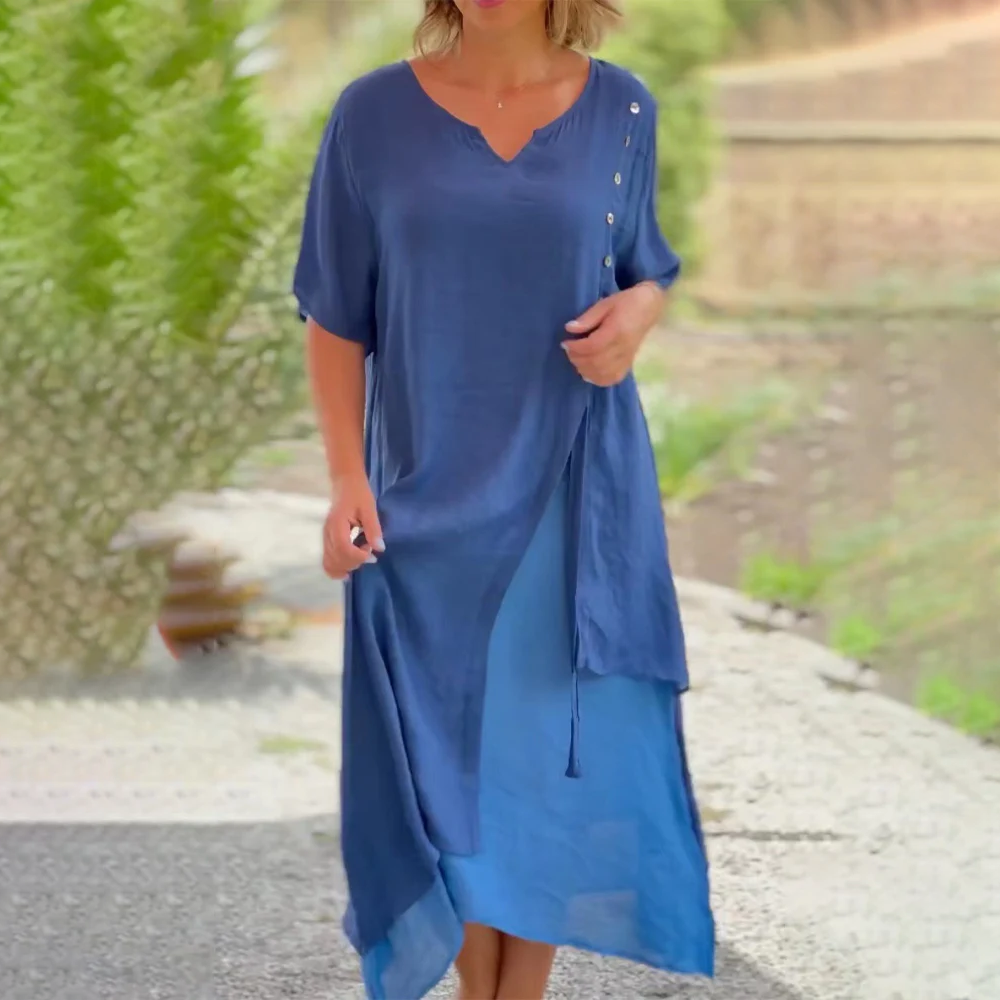 Elisa™ | Comfortabele en elegante lange jurk